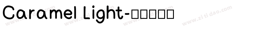 Caramel Light字体转换